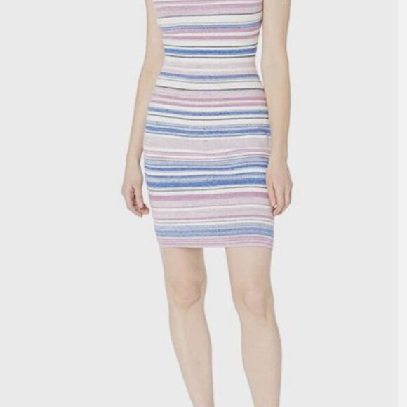 BCBGMaxAxria Striped Bodycon Dress. New without Tags - Picture 4 of 5